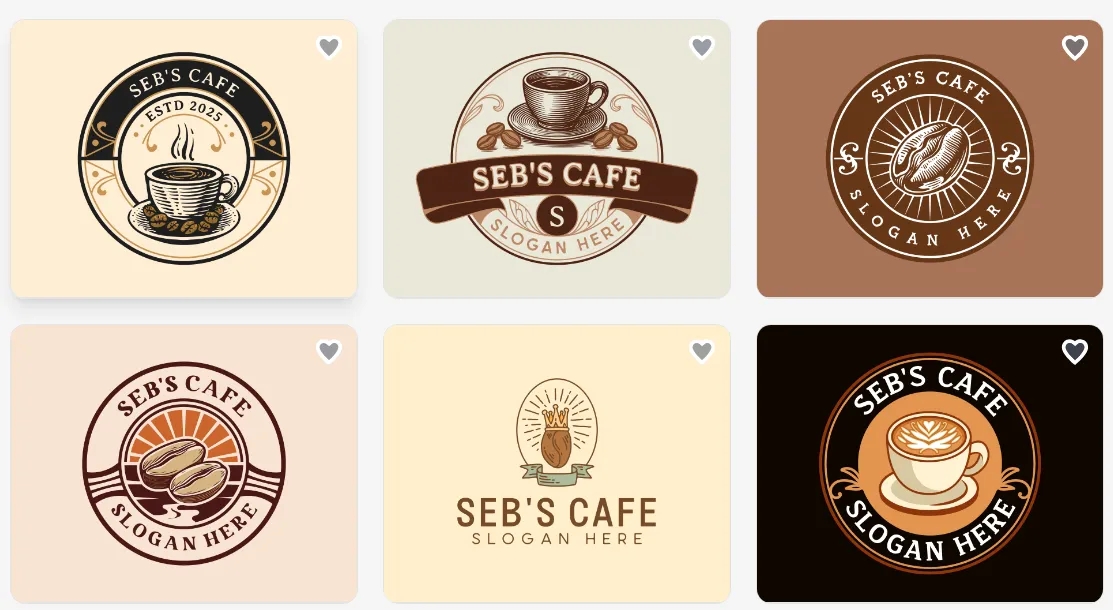 Cafe logo design