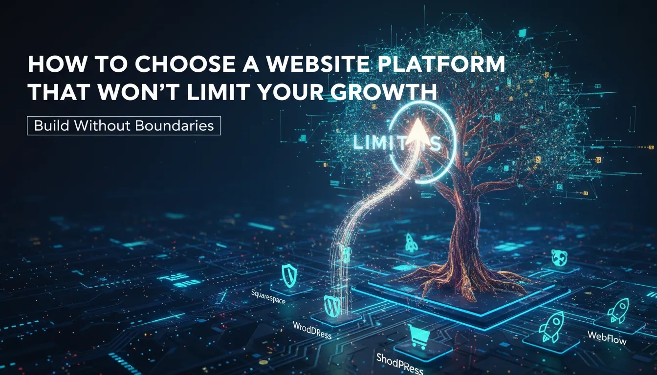 How to Choose a Website Platform That Won't Limit Your Growth