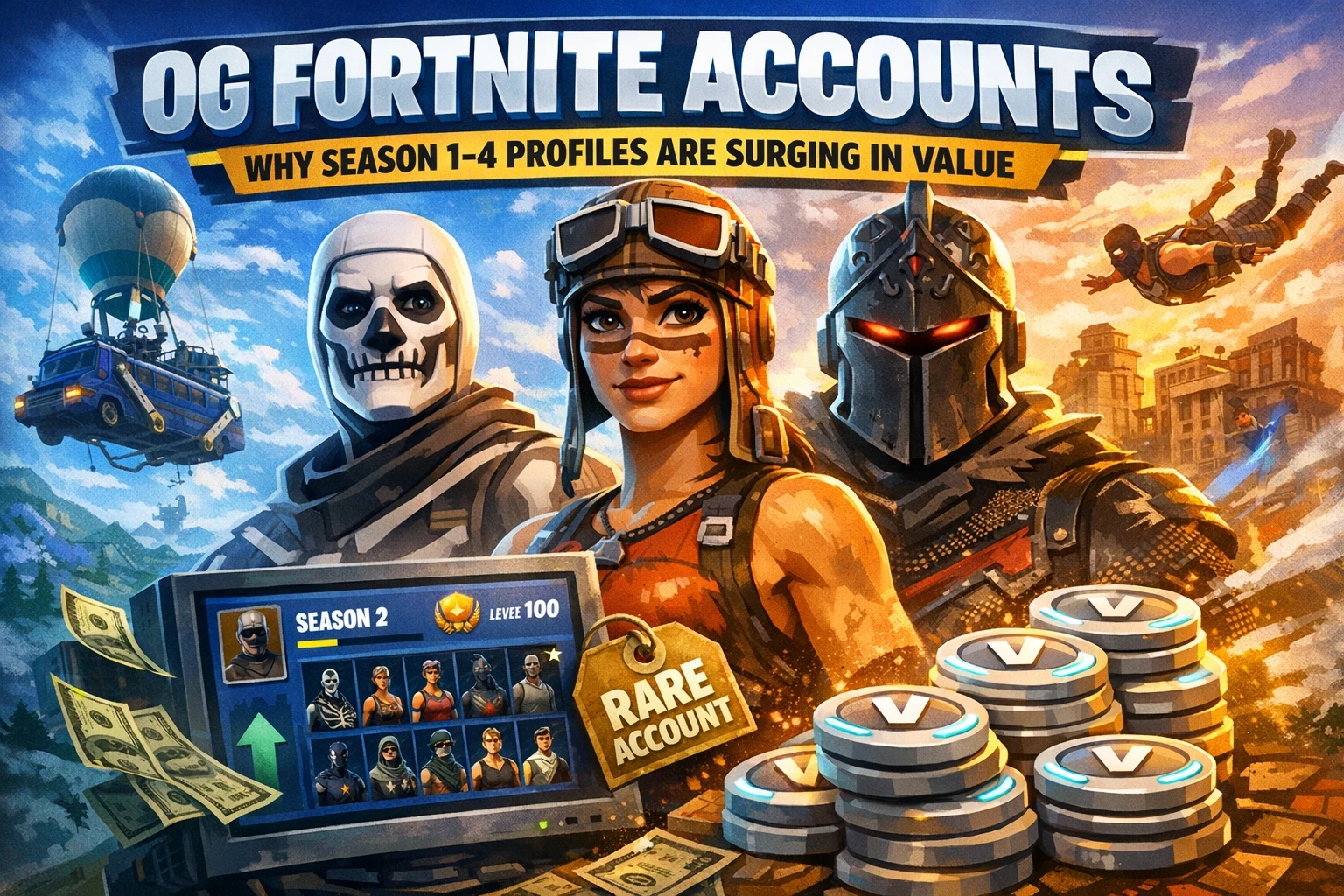 OG Fortnite Accounts: Why Season 1-4 Profiles are Surging in Value