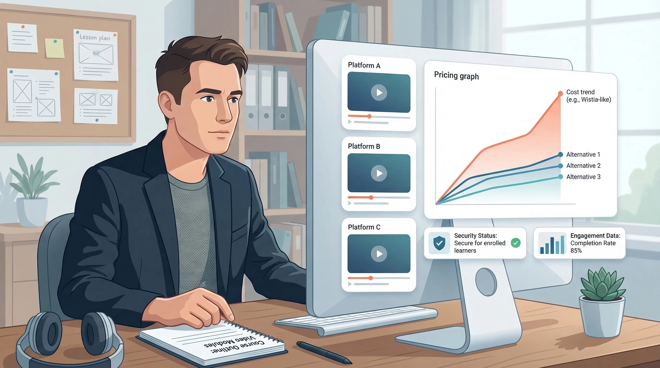 Wistia Alternatives for Distance Learning Courses: An Educator's Buying Guide